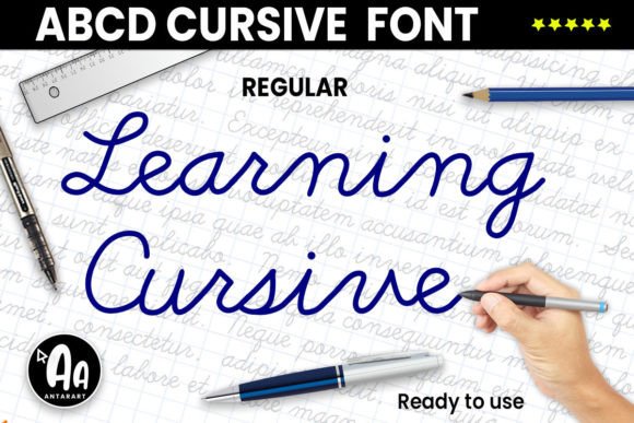 Abcd Cursive Regular: A Playful Typeface for Handwritten Branding