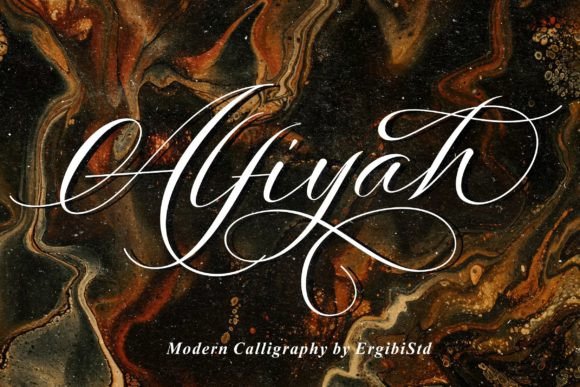 Alfiyah: A Premium Script Amp Typeface for Modern Campaigns