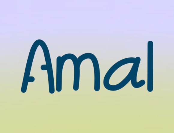 Amal: A Friendly Handwritten Font for Editorial Charm