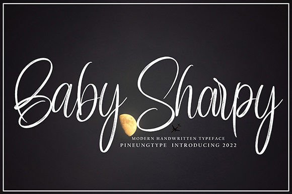 Baby Sharpy: A Handwritten Typeface for Modern Editorial Design