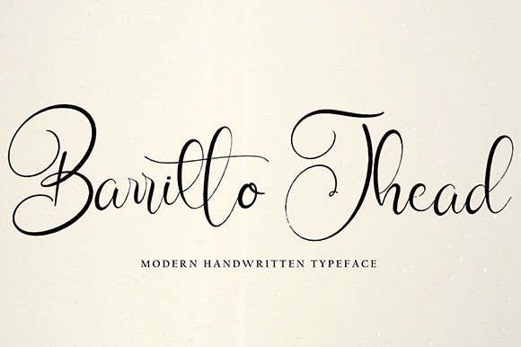Baritto Jhead: The Handwritten Typeface for Authentic Brand Identity