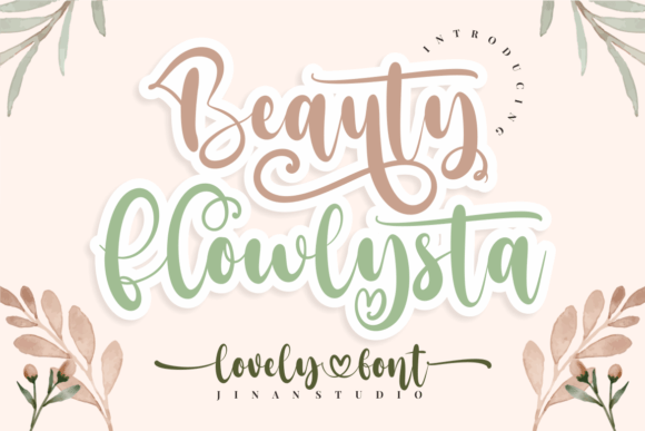 Beauty Flowlysta: The Modern Handwritten Typeface for Editorial Design