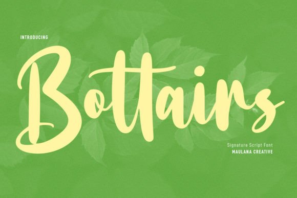 Bottairs: The Script Amp Typeface That Elevates Campaign Visuals