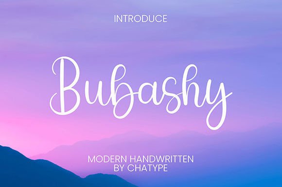 Bubashy: The Handwritten Typeface That Elevates Editorial Design