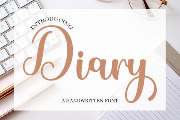 Diary: The Premium Script Font That Elevates Your Brand Story