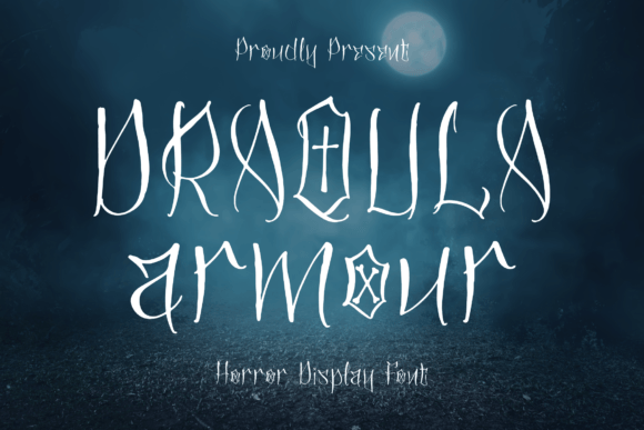 Draqula Armour: The Horror Handwritten Font for Bold Web Design