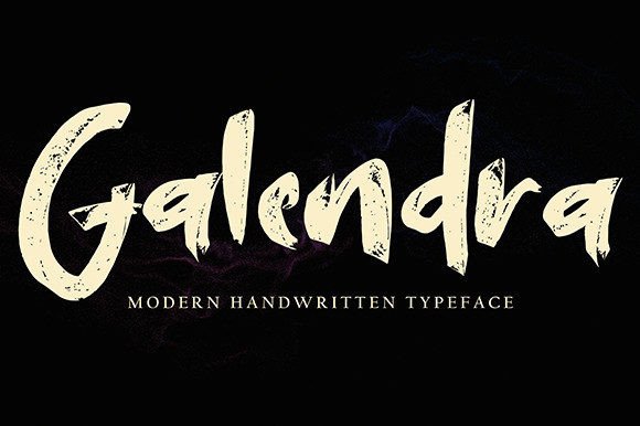 Galendra: A Bold Script Typeface for Dynamic Web Design