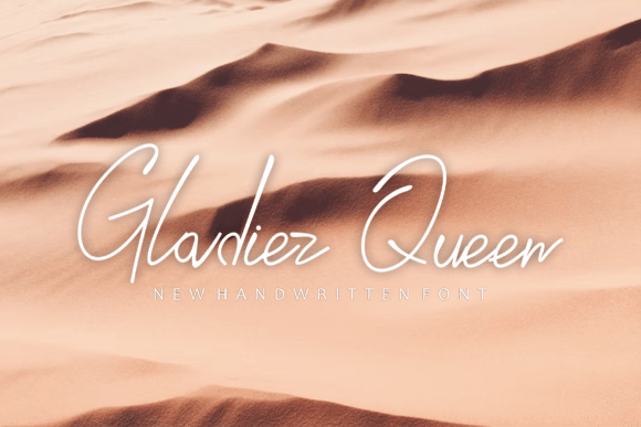 Gladiezqueen: The Elegant Script Typeface for Modern Editorial Design