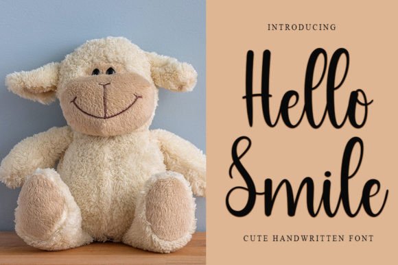 Hello Smile: A Handwritten Typeface for Elegant Editorial Design