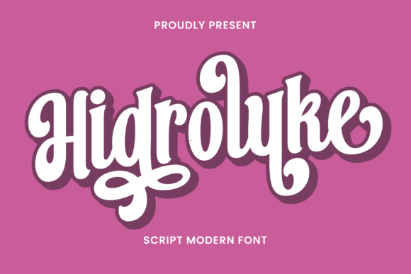 Hidroluke: The Modern Script Typeface for Polished Digital Brands