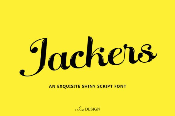 Jackers: A Handwritten Script Font for Elegant Editorial Design