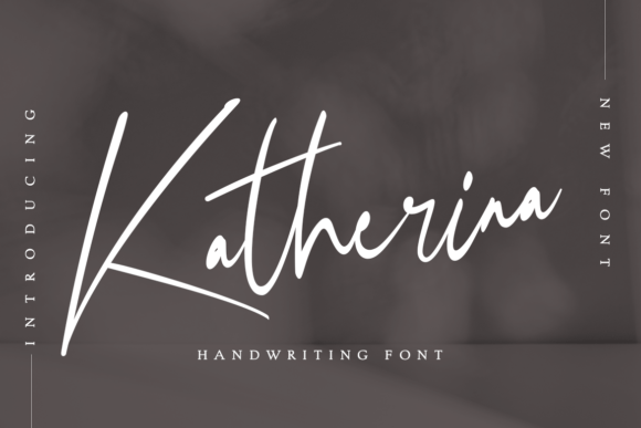 Katherina: The Script Font That Elevates Digital Brand Identity