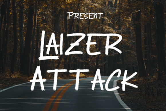Laizer Attack: The Modern Script Font for Scroll-Stopping Campaigns