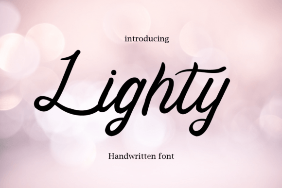 Lighty: The Handwritten Typeface That Elevates Small Business Branding