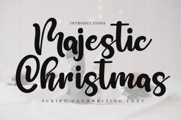 Majestic Christmas: A Joyful Script Font for Campaign Warmth
