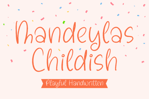 Mandeylas Childish: A Playful Handwritten Font That Cuts Through the Feed