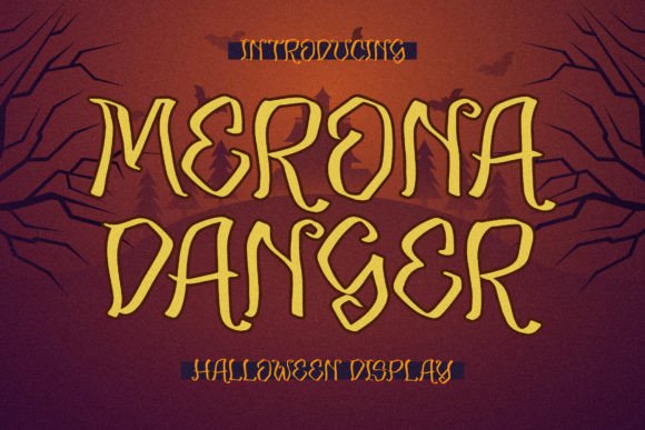 Merona Danger: A Halloween Handwritten Font That Pops on the Web