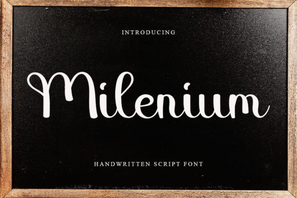 Milenium: The Perfect Handwritten Typeface for Your Craft Business
