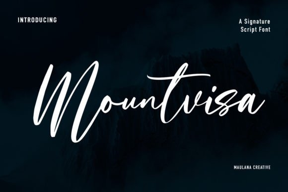 Mountvisa: The Handwritten Typeface That Elevates Campaign Visuals
