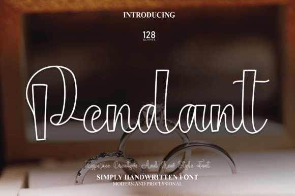 Pendant Typeface: A Modern Handwritten Font for Digital Brands