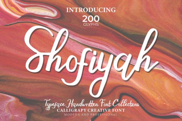 Shofiyah: A Handwritten Typeface That Brings Labels to Life