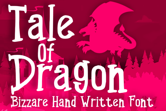 Tale of Dragon: A Quirky Handwritten Typeface for Creative Branding