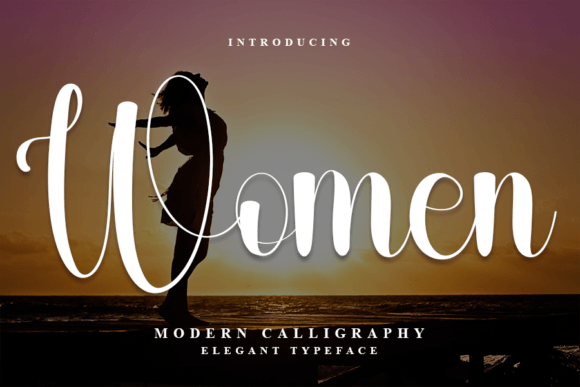 Women: A Refined Script Font for Brand Elegance