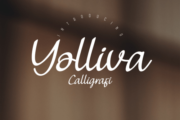 Yolliva Calligrafi: A Modern Script Typeface for Editorial Design